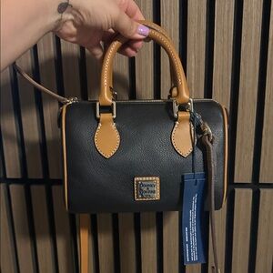 Dooney & Bourke Black and Brown Mini Bag